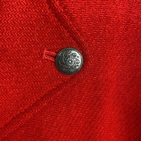 Vintage Pendleton Red Wool Jacket Blazer Size Large - Picture 6 of 11